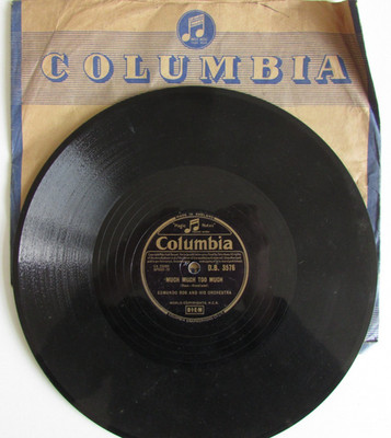 Edmundo Ros & His Orchestra - Hot Potato Mambo / Much Much Too Much - Shellac 78