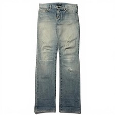 Saint Laurent Paris D02 Knee Repair Denim Jeans