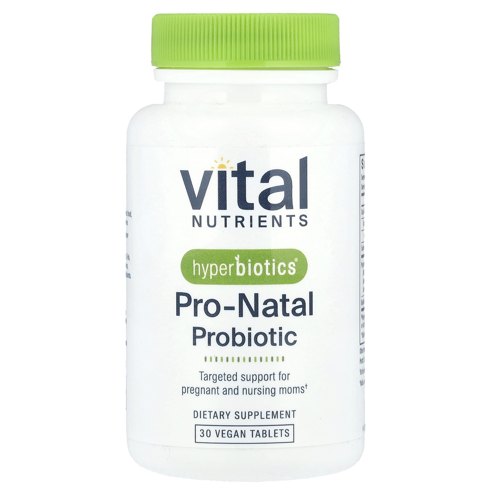 Hyperbiotics Pro-Natal Probiotic 30 Vegan Tablets 5890₽