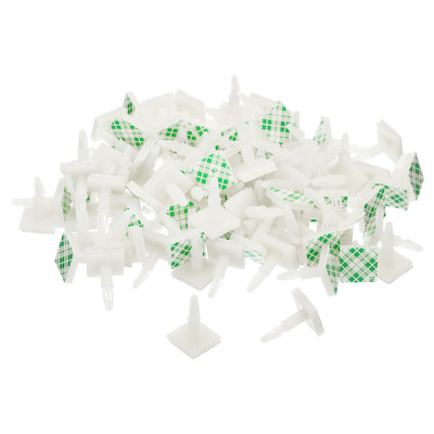 100Pcs Sticky PCB Spacer 0.43'' Supporting Height Adhesive Standoffs White