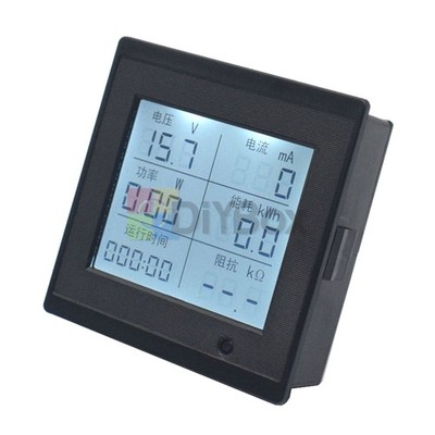 LCD Digital DC Voltage Current Meter 6 100 V Multifunction Test Power Energy 20A