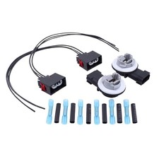 Front Turn Signal Light Socket and Turn Signal Light Connector Plug Harness