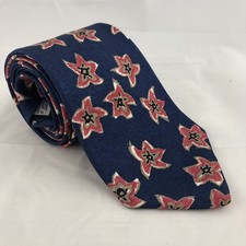 Vintage AKA Eddie Bauer Neck Tie 100% Silk multi color Made in USA 62” x 3.75”