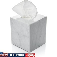 Acrylic Tissue Box Holder Modern Design Home Office Bathroom RV Stylish Storage