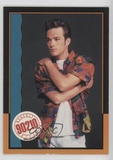 1991 Topps Beverly Hills 90210 Luke Perry Green Team #87 md3