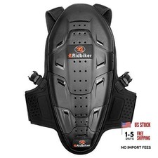 Motorcycle Back Protector Motocross Spine Protector Body Armor Gear Black
