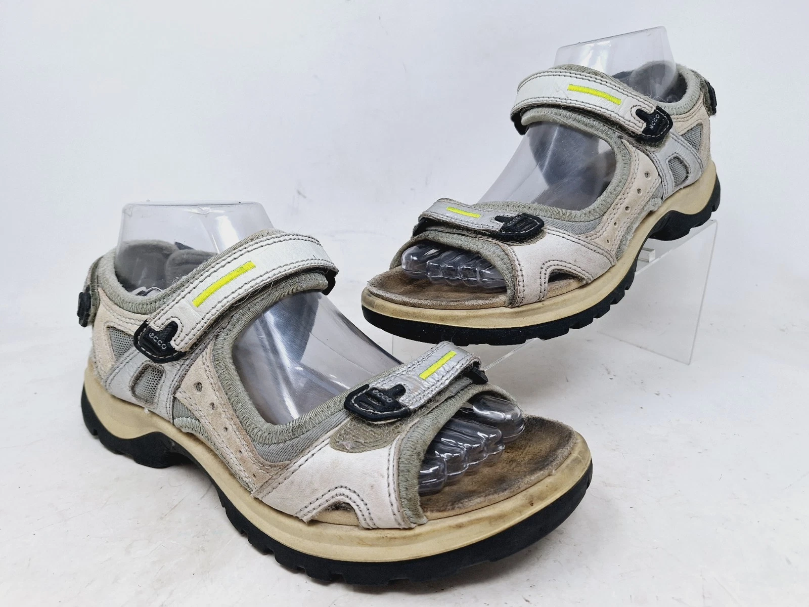 Sandali multisport Ecco donna Yucatan argento taglia 39 euro taglia US 8