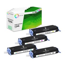 TCT 4PK 124A Color Toner Set Q6000A Q6001A Q6002A Q6003A For HP LaserJet 2600