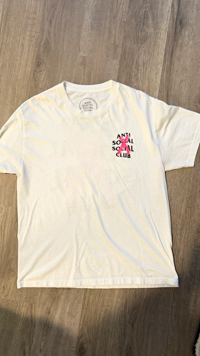25+ White Anti Social Social Club T-Shirts for Men for sale