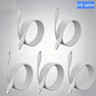 5-Pack 65W USB Type-C Super Fast Silicone Charging Cable For iPhone Android 5ft