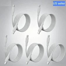 5-Pack 65W USB Type-C câble de charge de silicone super rapide pour iPhone Android 5ft