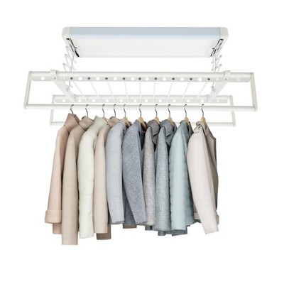 Rods Ceiling-mounted Clothesline, Resealable Vertical Drying