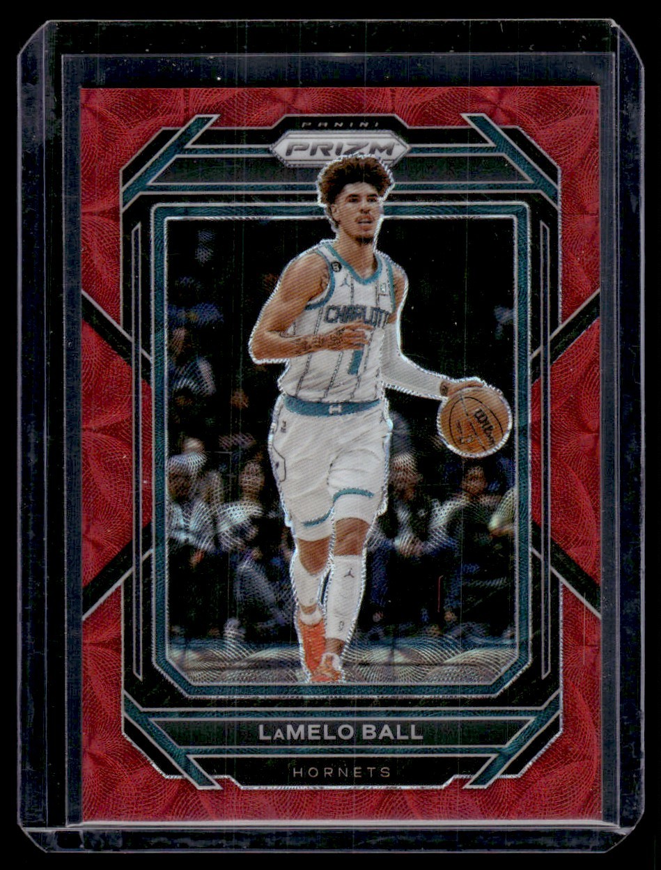 2022-23 Panini Prizm Choice Red LaMelo Ball 27/88 Charlotte Hornets #150