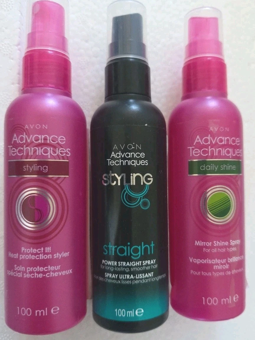 AVON ADVANCE TECHNIQUES HAIR PRODUCT 100ML X 3