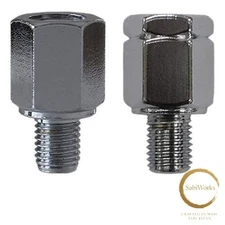 New tanakkusu Bike  Mirror  Napoleon Positive Screw Adapter Plated [Reverse 8 mm