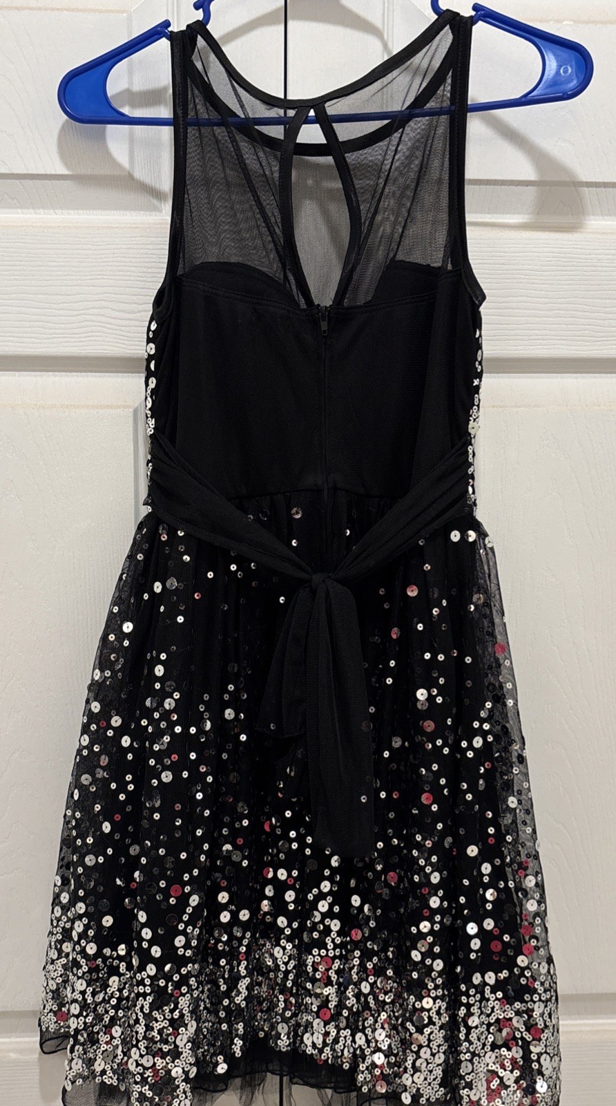 Ruby Rox Black With Silver Sequins Sleeveless Par… - image 2