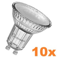 10 X Ledvance GU10 PAR16 Led Spot 36° 2,6W Wie 35W 4000K 840 Universalweiß