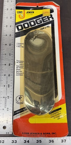 Cuillère Tournante LUHR JENSEN DODGER – Taille 00, Jaune Prizm, Vintage