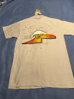 #ad Vintage 1983 NOS Ocean Pacific T Shirt Medium NWT Read Below Made In USA $80.10