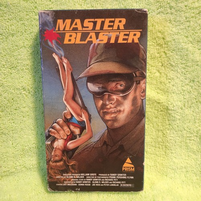 #ad Master Blaster VHS 1988 Blood Games Prism Thriller Action Trash HTF $29.95