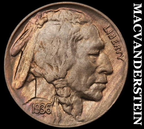 1936 Buffalo Nickel- Almost Uncirculated+/ Uncirculated Luster No Reserve #i5579