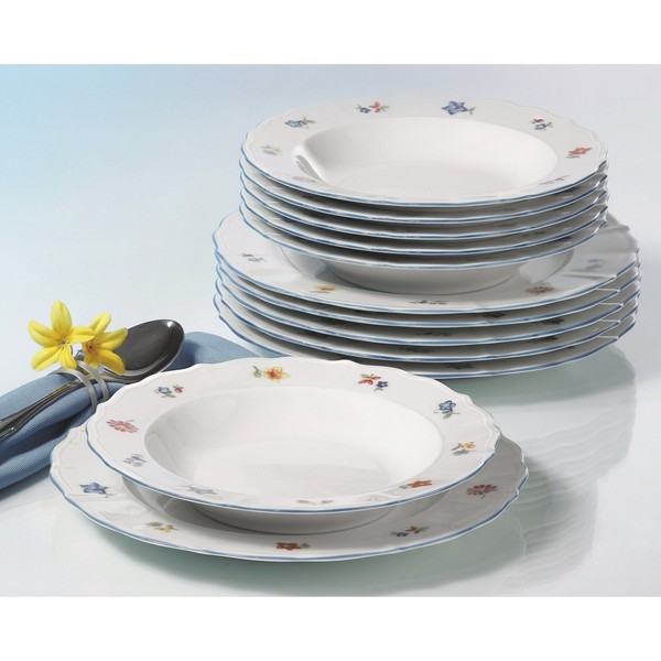 Seltmann Weiden Sonate Nostalgie 34032 Streublume Tafelservice 12 Teilig-image