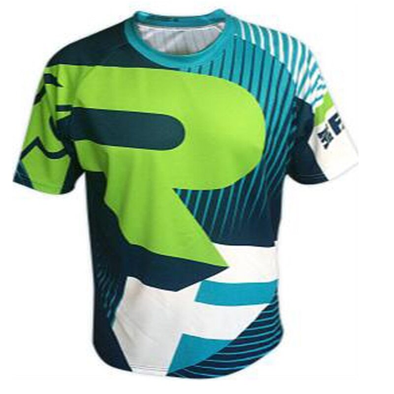 Men's Breathable MTB Mountain Bike Long Sleeve Jersey - Quick-Dry Cycling Shirt With Full Zip 3 thumbnail image