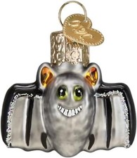 Mini Bat Blown Glass Ornament-Gumdrops Line by Old World Christmas