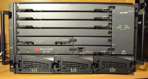 Polycom RMX-4000 Realpresence Conference Platform, 60 HD, Telepresence 3x MPM+80 - Picture 1 of 9