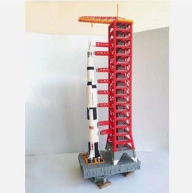 1/400 Scale Saturn-5 Launching Tower Frame Model 3D Build Painted Model Toy