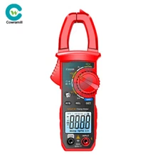 LCD Digital Multimeter Tester AC DC Volt Ohm Amp Clamp Meter Auto Range Handheld