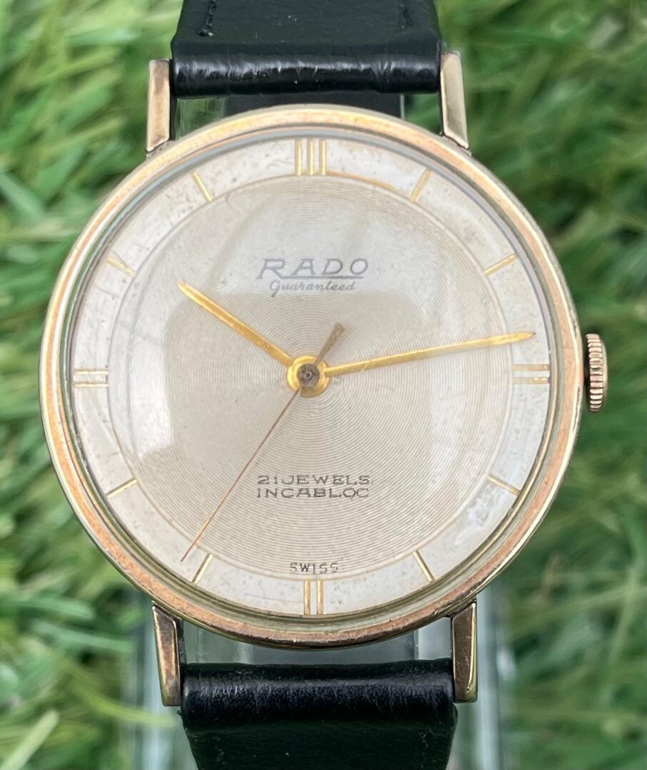 RADO INCABLOC ラドー インカブロック 手巻き 21石 GPケース レコード 
