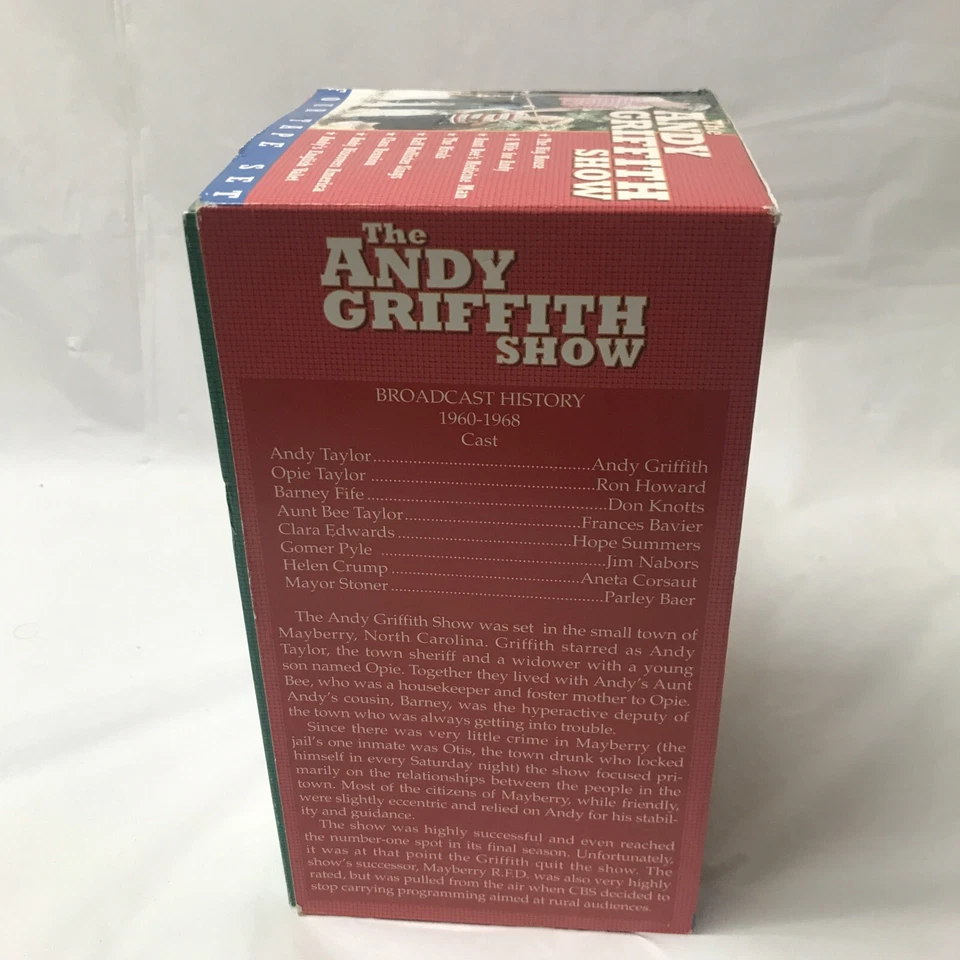 The Andy Griffith Show 4 Tape VHS Boxed Set Classic Television - Image 3 of 4