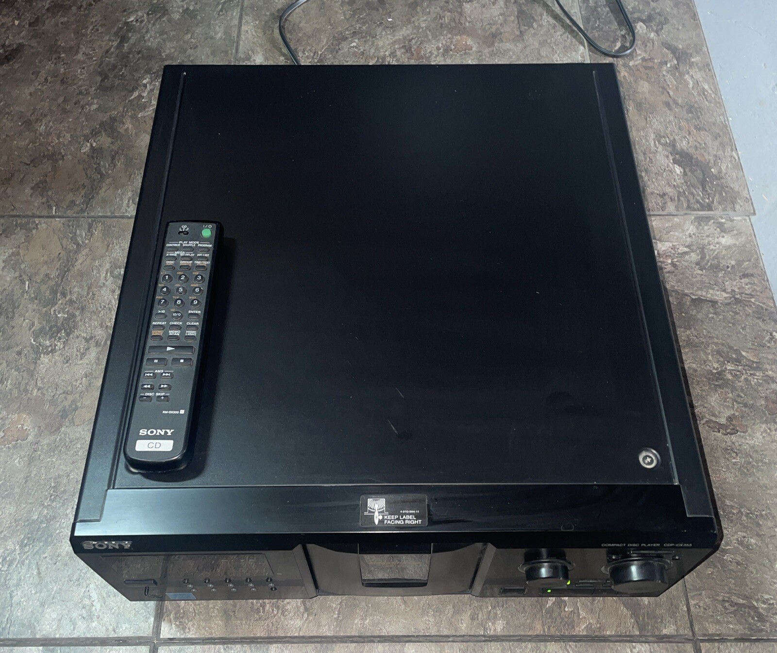 Sony CDPCX355 300 Disc Mega Storage CD Player Changer (TABLE