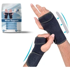 Hotcakes Brand Wrist Support Sprints for Carpal Tunnel Syndrome 2 Hands Unisex