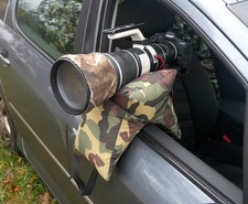 Grappler Camera Bean bag, Wildlife Photography Bean Bag. Army Prefilled