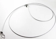 2 HOG WOLF SNARE, 96"-1/8 7x7, Adjustable loop end Trap, snare, NEW SALE