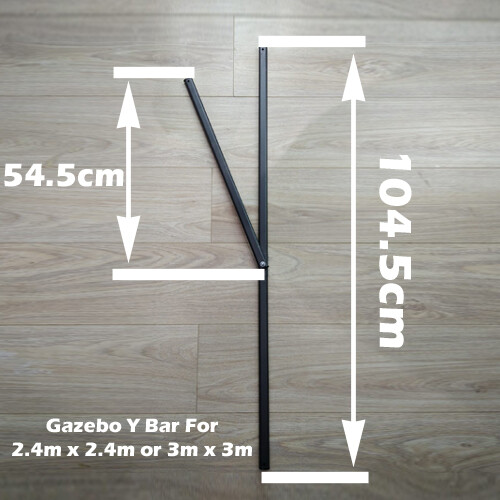 YBar Gazebo Spare/PartsMetal Strut Gazebo Pole For 2.4m x 2.4m or3m x