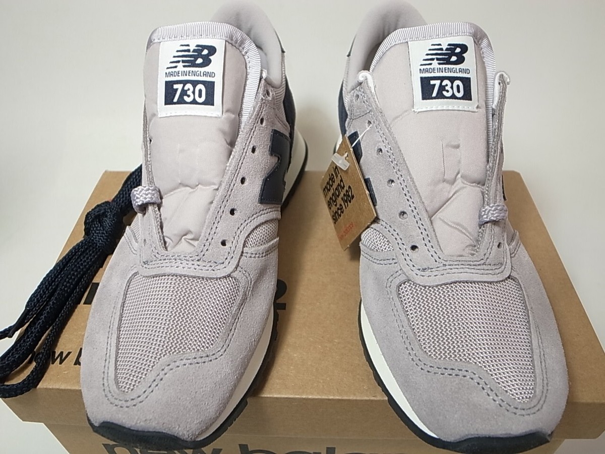 NEW BALANCE M730GGN GRAY GREY NAVY MADE IN ENGLAND US6.5 | eBay