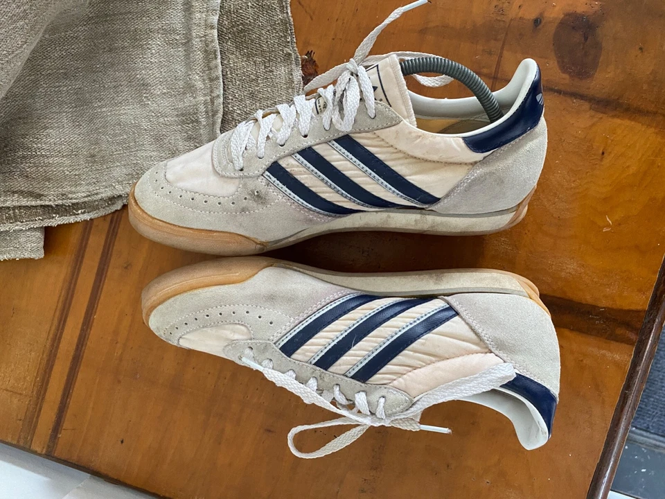 Zapatillas Adidas vintage años 80 pista interior 2 talla 8 1/2 Foto 4 de 4