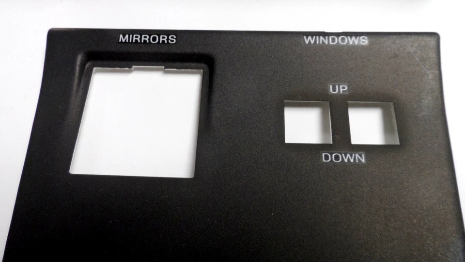 Ford Thunderbird 1986 interruptor de ventana placa de consola E6SZ-6304722A Foto 2 de 4