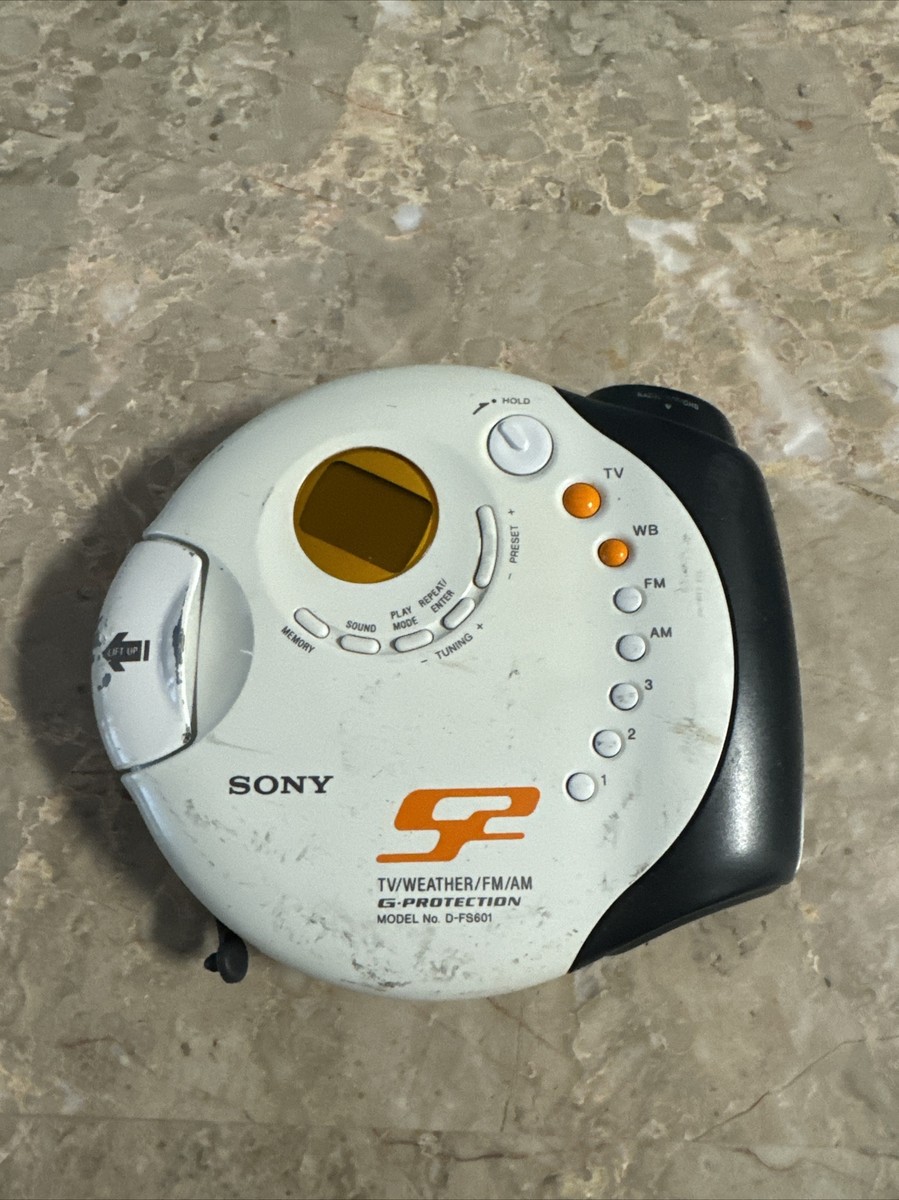 Sony S2 Sports Walkman Portable CD Player Weather/AM/FM Radio