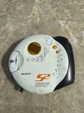 Sony S2 Sports Walkman Portable CD Player Weather/AM/FM Radio Preowned Untested