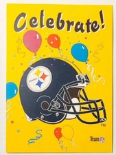 Pittsburg Steelers Celebrate Victory Football AFC North Champs 6 Super Bowl Wins