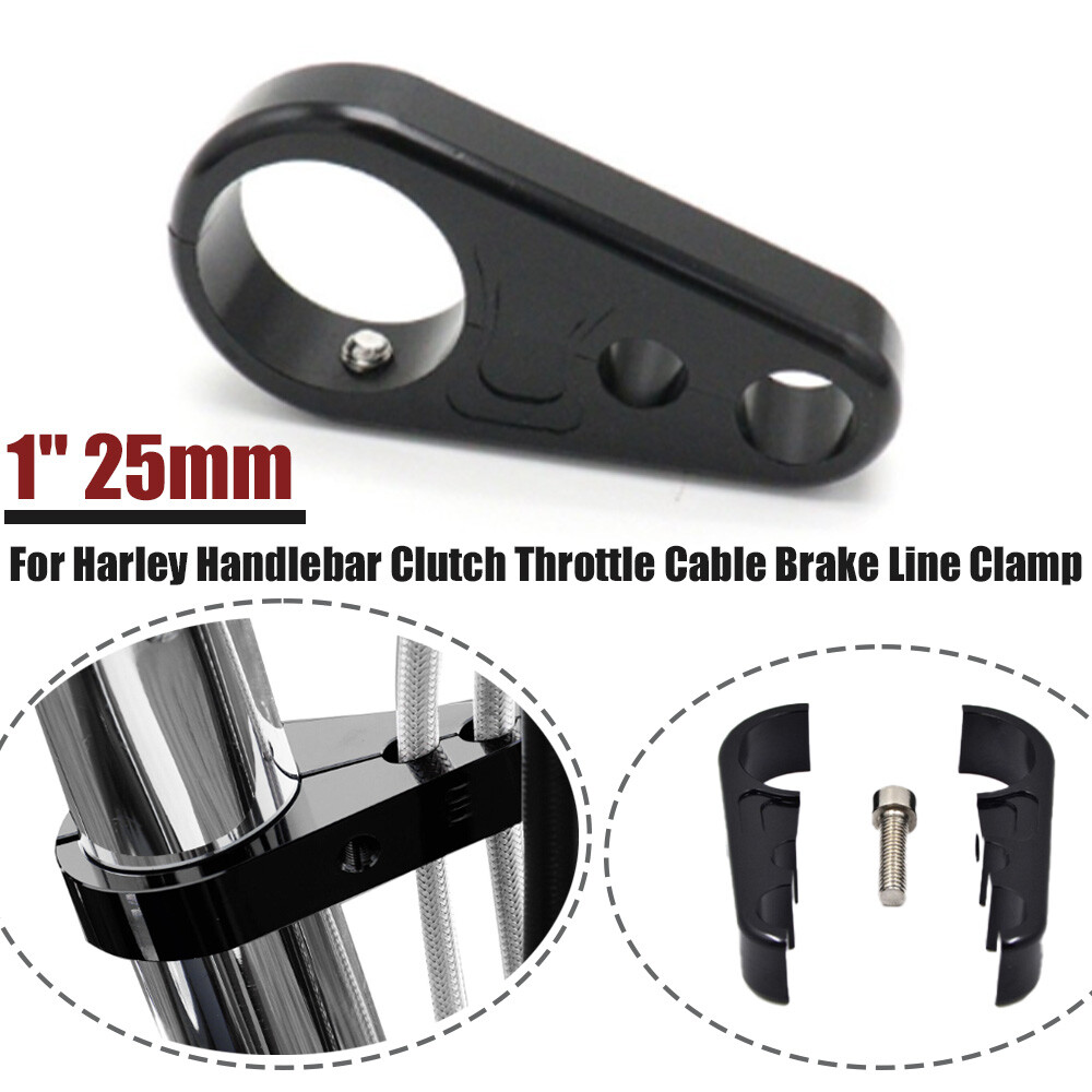 Black Cable Clamp 1 1/4" For Clutch Cable