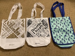 Lot Of Rare Small Lululemon Bags Discontinued Including Sea Wheeze