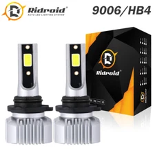 Ridroid 9006 HB4 LED Headlight Bulb Kit Low Beam 6000K 160W 16000LM White Lights
