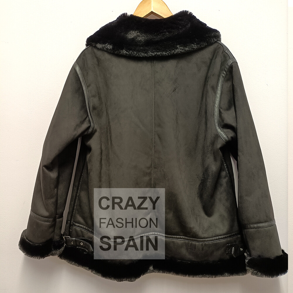 ZARA WOMAN NWT SS23 LONG DOUBLE-FACED FAUX SUEDE JACKET ZARA WOMAN NWT SS23 LONG DOUBLE-FACED FAUX SUEDE JACKET