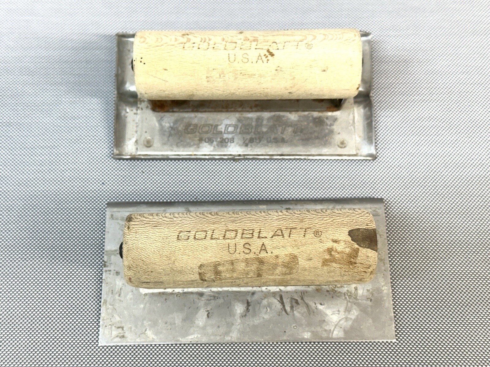 Goldblatt Concrete Joint Edger & Groover Tools Grooving Edging Wood Handles