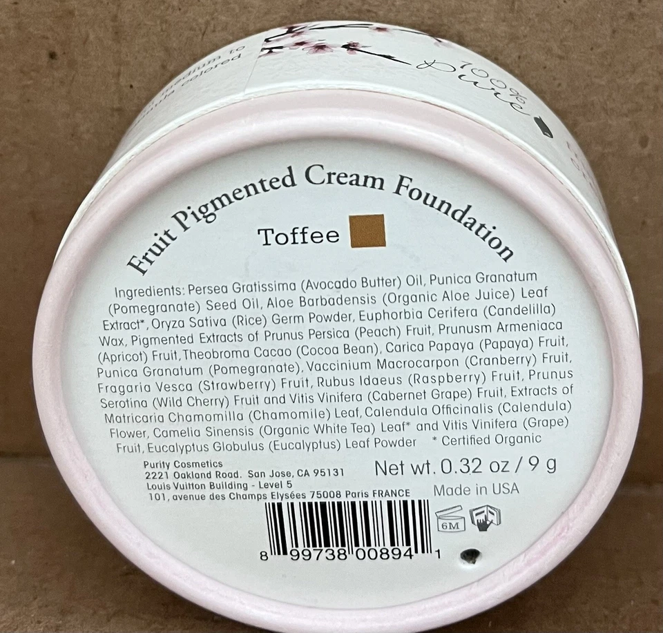 100% Pure Cream Foundation Shade Toffe 0.32oz - Image 3 of 4